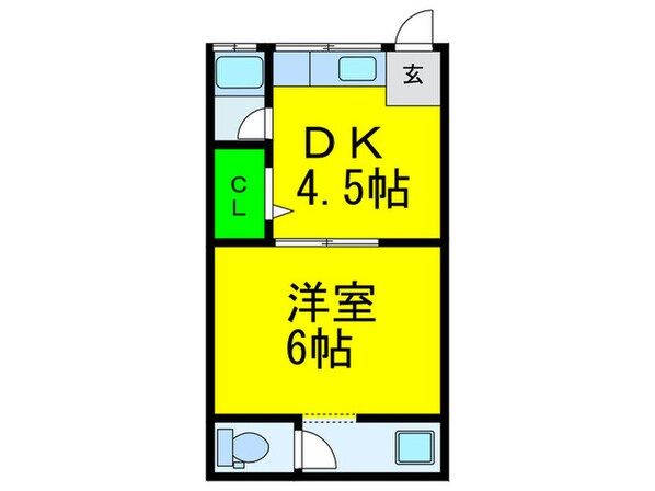 白秋ビルの物件間取画像